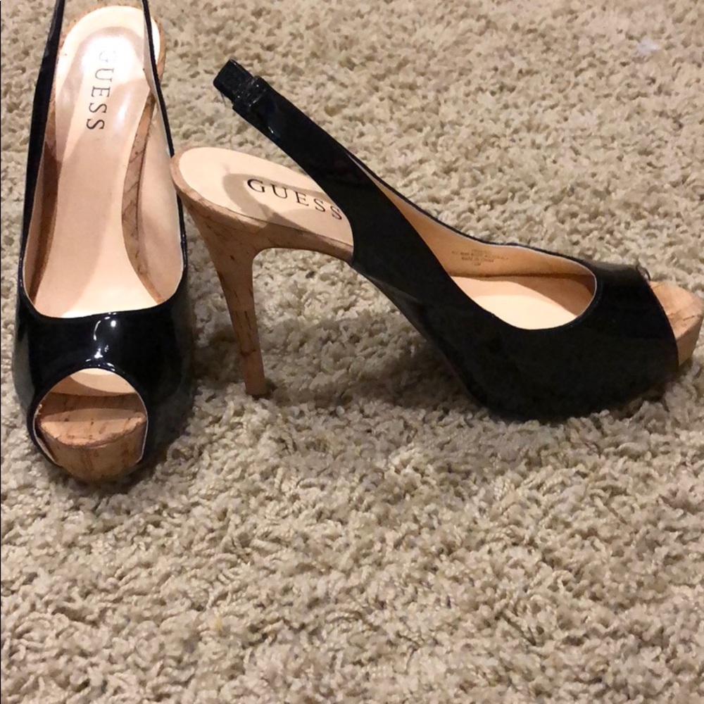 Guess peep toe heels - Picture 4 of 6